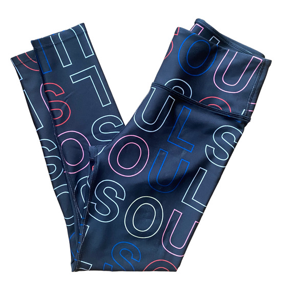 Soulcycle Soul Logo Black High Rise Leggings & Sports Bra Set Medium Multicolor - Picture 6 of 7